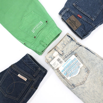 Vintage Ladies High Waisted Jeans 20KG Box