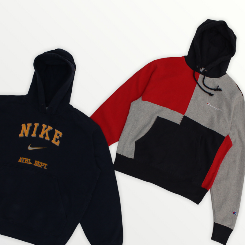 Vintage Branded Hoodies - 30 Pieces