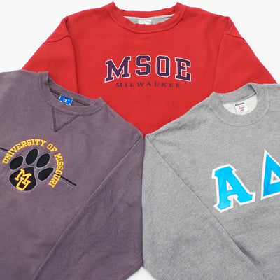 Vintage College Sweatshirts - 30 Pieces