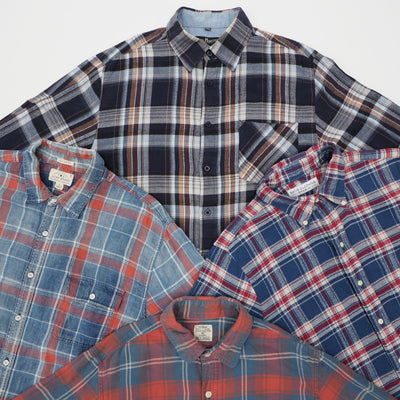 Vintage Flannel Shirts 10KG Box