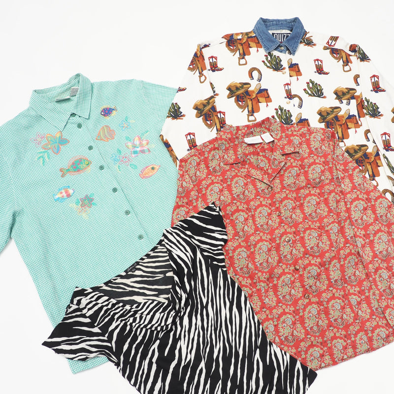 Vintage Ladies Blouses 20KG Box