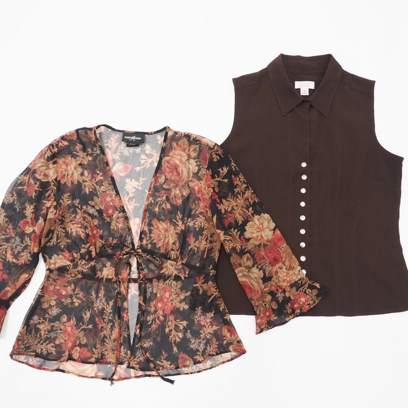 Vintage Ladies Blouses 20KG Box