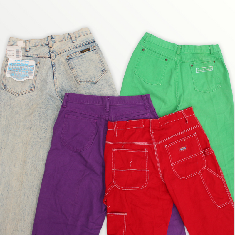 Vintage Ladies High Waisted Jeans 20KG Box
