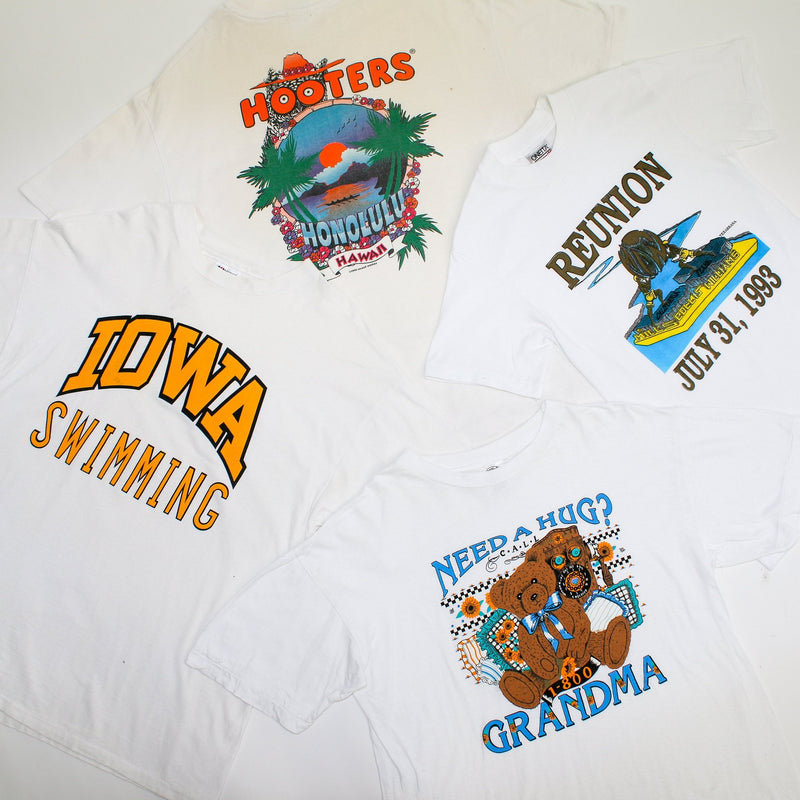 Vintage Graphic T-Shirts - 50 Pieces