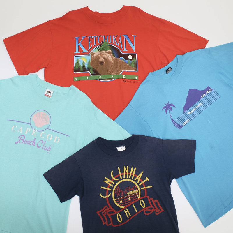Vintage Single Stitch T-Shirts Grade B 10KG Box