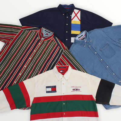 Vintage Tommy Hilfiger Shirts Grade A 10KG Box