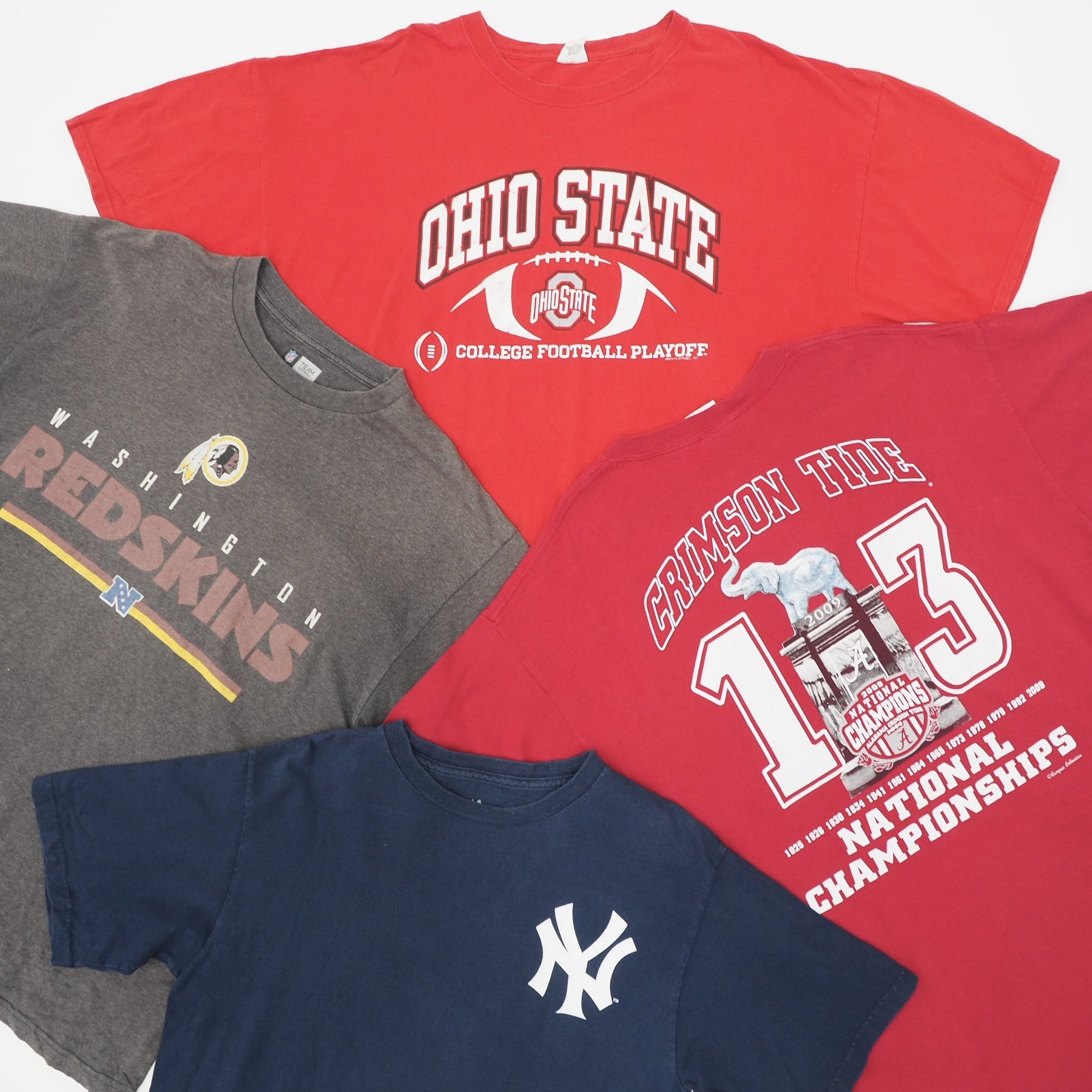 Vintage US Sport College T Shirts 50 Pieces Rag King Vintage Wholesale