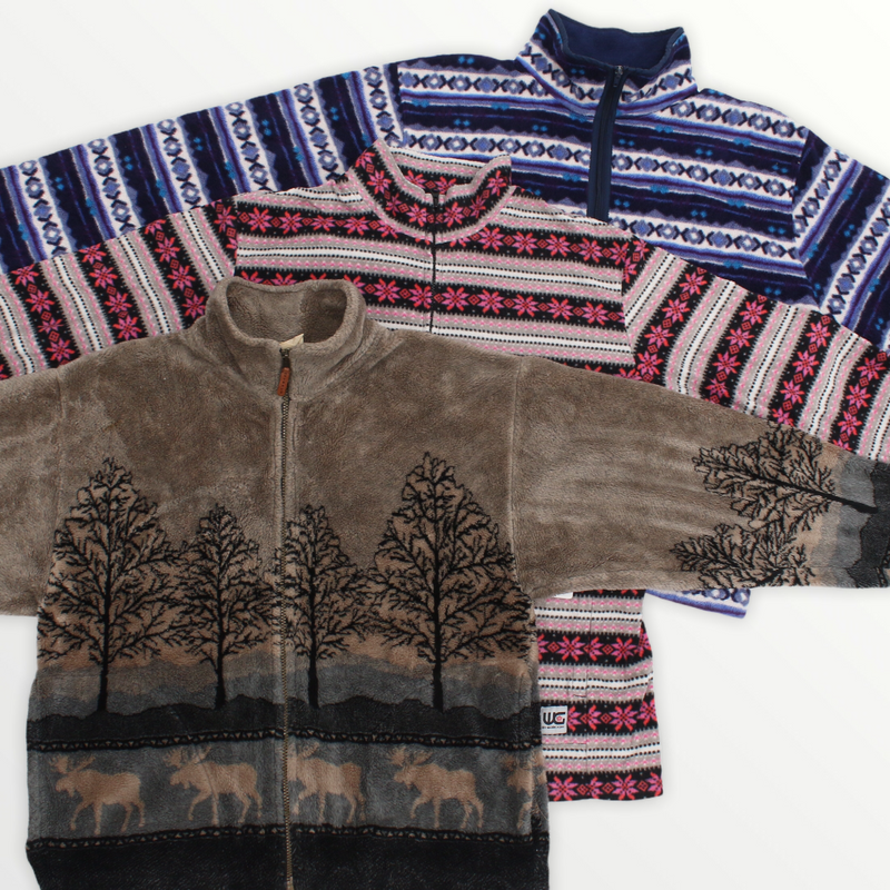 Vintage USA Fleece Tops 20KG Box