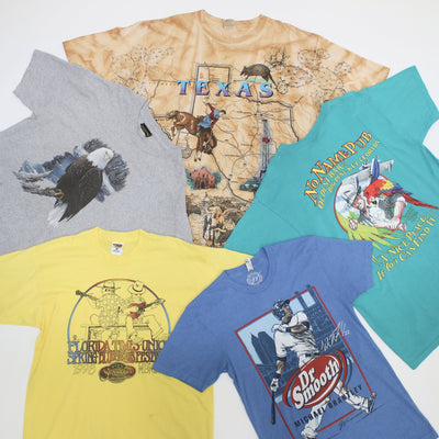 Vintage USA Printed T-Shirts 20KG Box