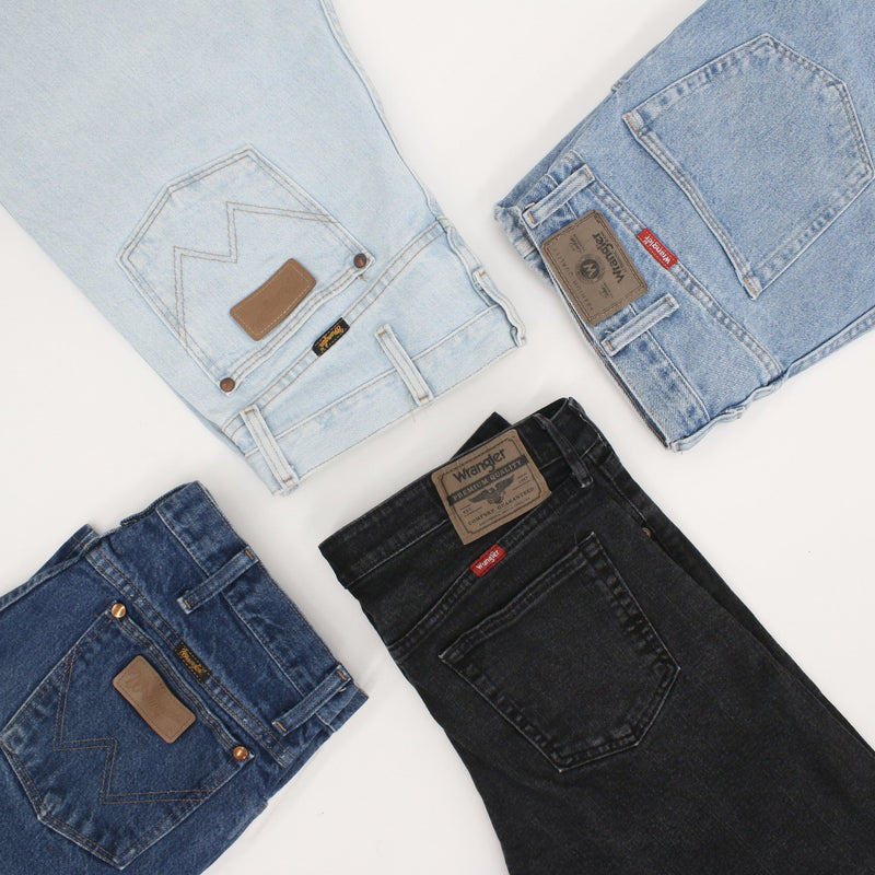 Vintage Wrangler & Lee Jeans Grade A 20KG Box