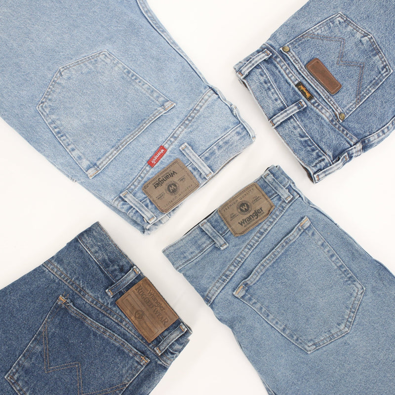 Vintage Wrangler & Lee Jeans Grade A 20KG Box