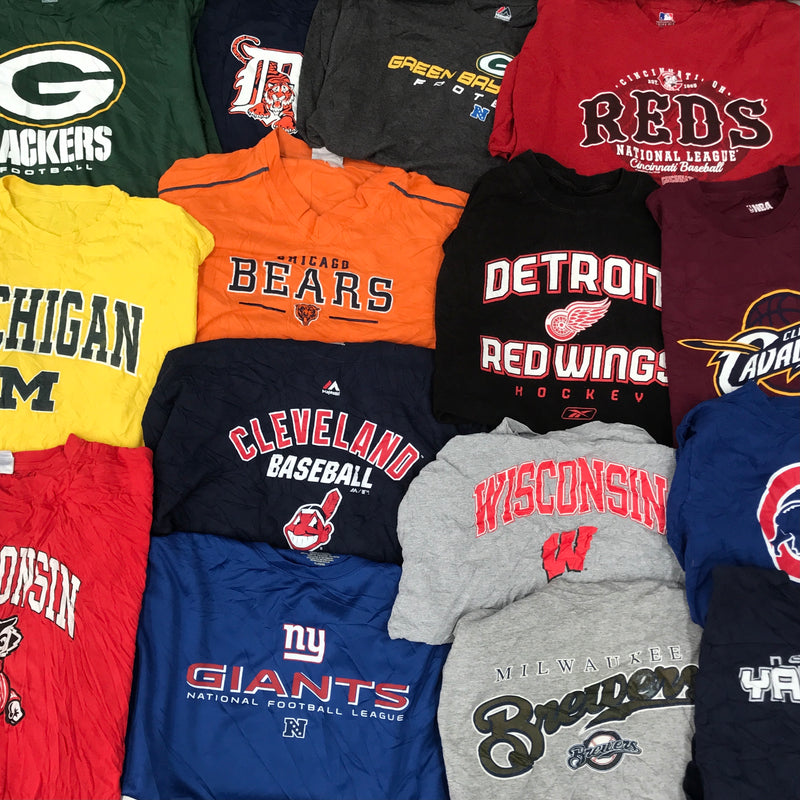 Vintage US Sport/College T-Shirts - 50 Pieces